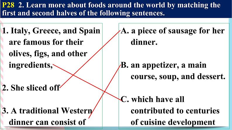 Unit 3 Food and Culture  Learning about language 课件03