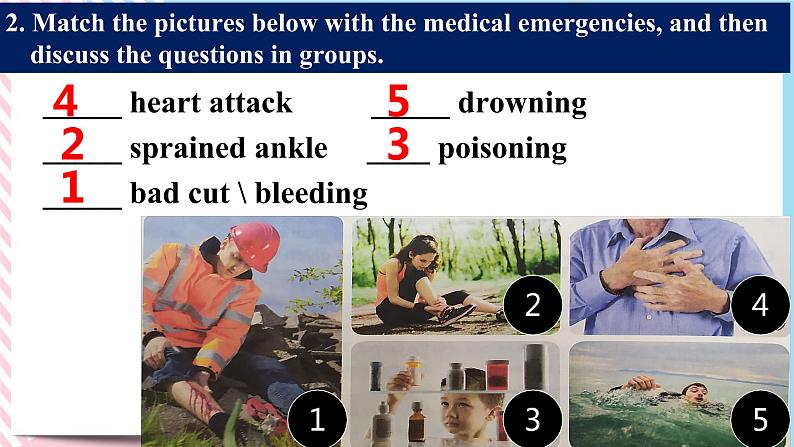 Unit 5 First Aid  Using language 课件04