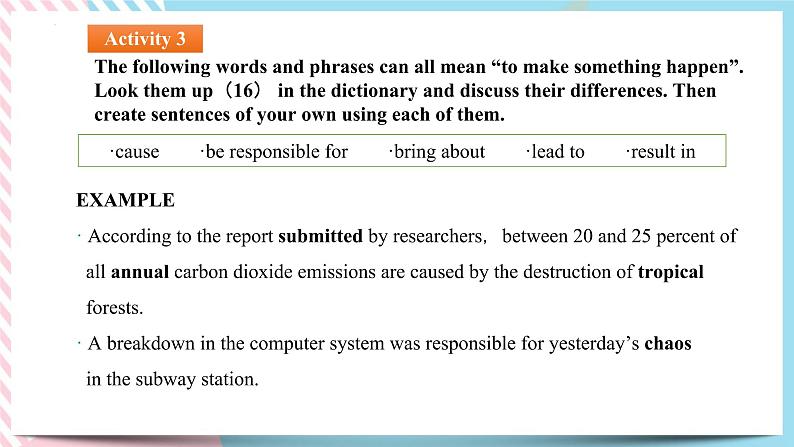 Unit 3 Environmental Protection Learning About Language(1)课件06