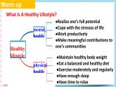 Unit 2 Healthy lifestyle Reading and Thinking 课件