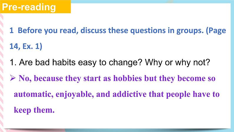 Unit 2 Healthy lifestyle Reading and Thinking 课件第5页