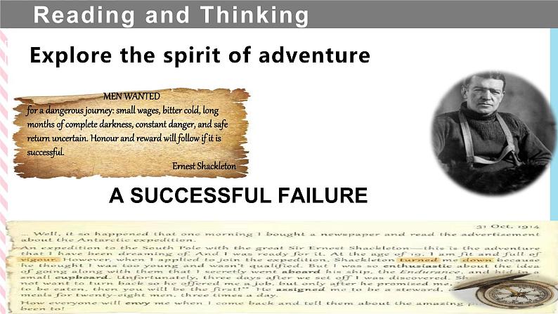 Unit 4 Adversity and Courage Reading and Thinking 课件04