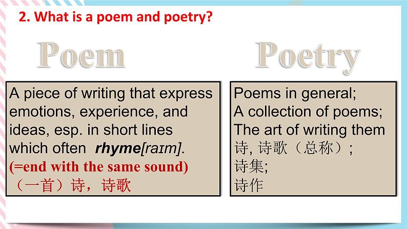 Unit 5 Poems Reading and Thinking 课件07