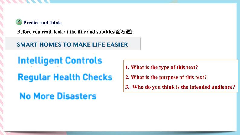 Unit 2 Looking into the Future  Reading and Thinking 课件06