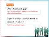 Unit 4 Body Language  Reading and Thinking 课件