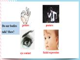Unit 4 Body Language  Reading and Thinking 课件