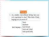 Unit 4 Body Language  Using Language 课件