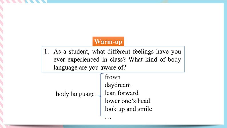 Unit 4 Body Language  Using Language 课件05