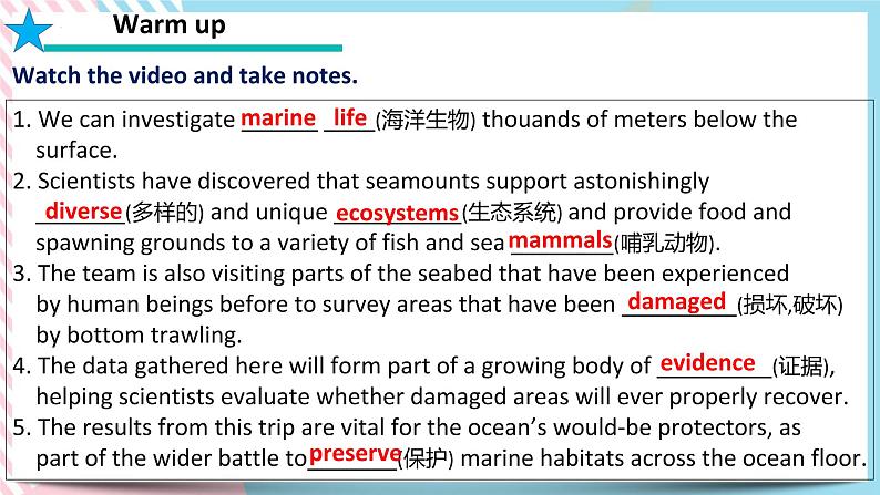 Unit 3 Using Langauge 2 课件03