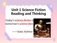 选择性必修 第四册Unit 1 Science Fiction优秀课件ppt