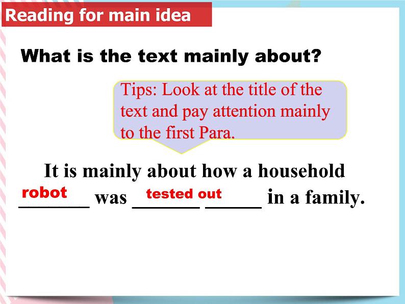 Unit 1 Reading and Thinking 课件06