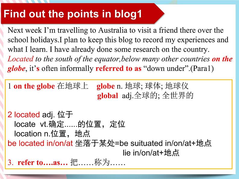 Unit 2 Reading and Thinking Language Points 课件02