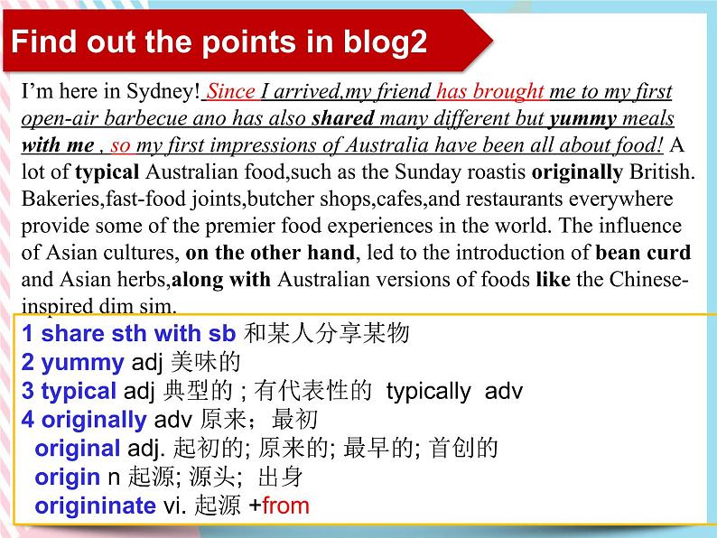 Unit 2 Reading and Thinking Language Points 课件06