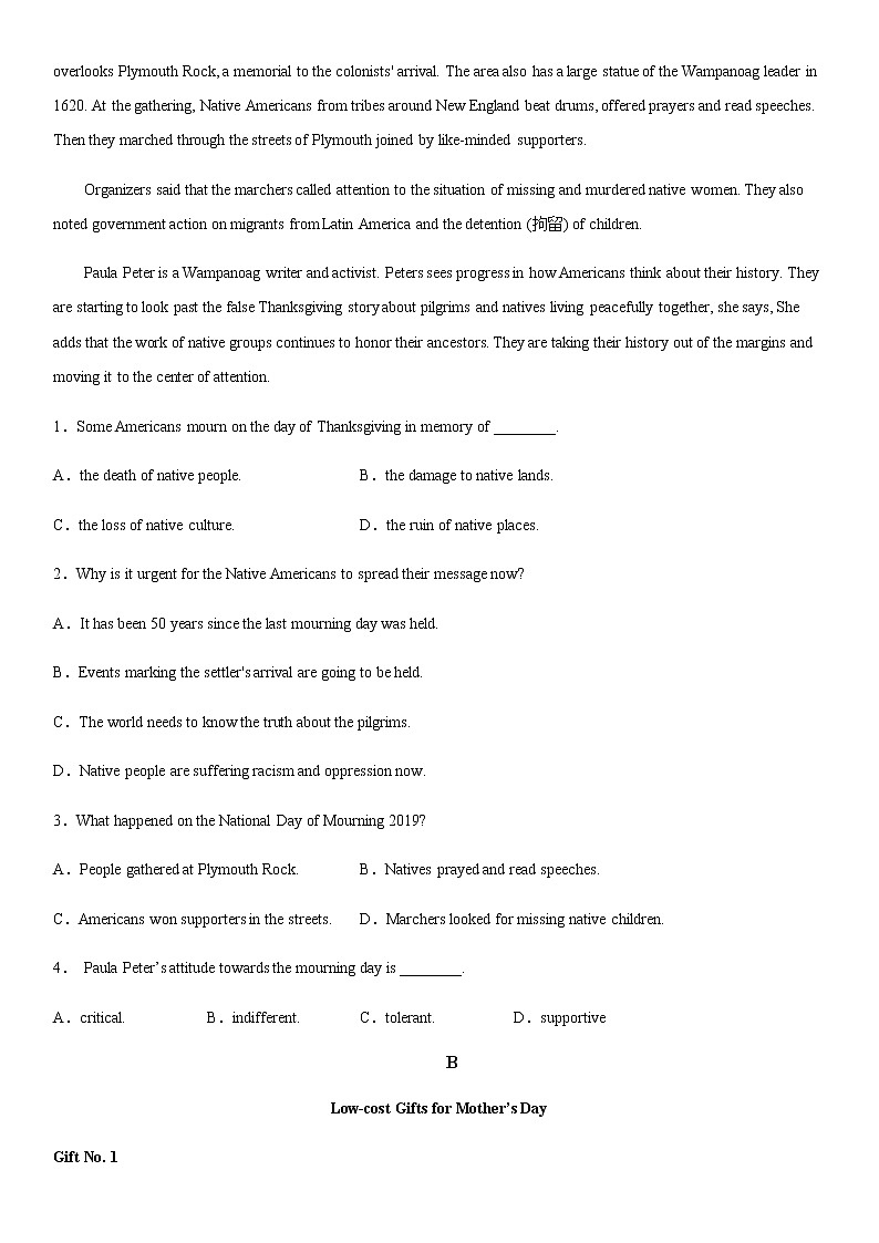 2022-2023学年新疆和田地区皮山县高二上学期期中考试英语试题（Word版含答案）02