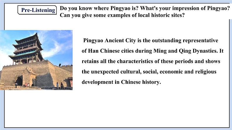 人教版（2019）高中英语必修二Unit 4 The History and Traditions period 5 Listening and Talking&AYP&Project课件（送学案）06