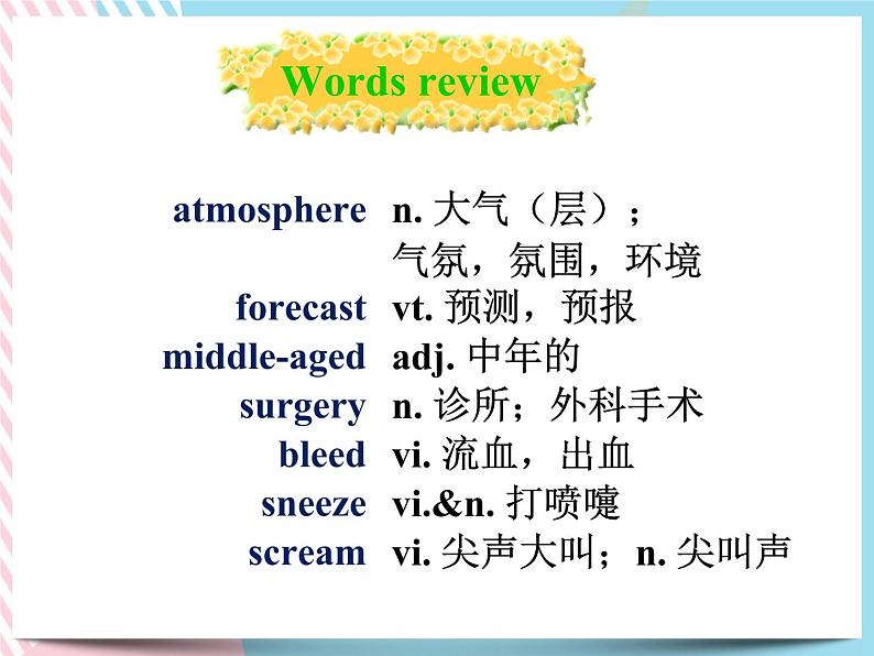 Unit 4 Vocabulary 课件高中英语北师大版（2019）选择性必修第二册第8页