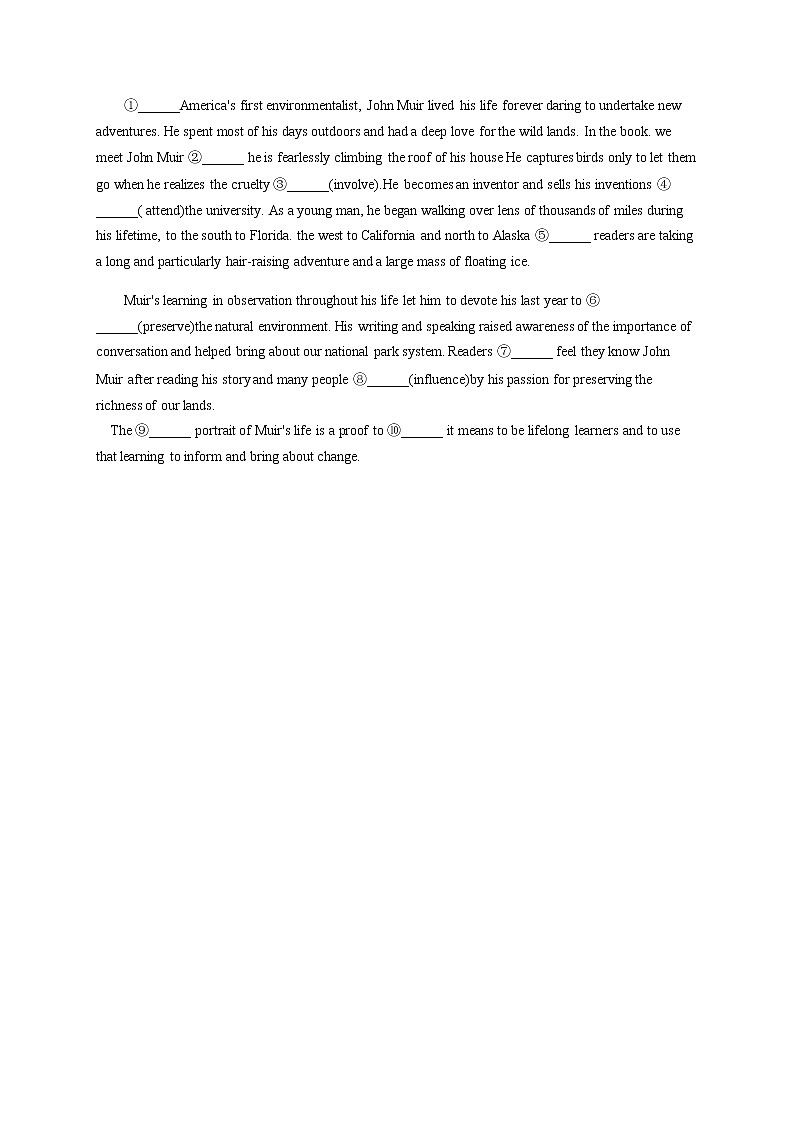 2023届高考英语二轮复习考点13状语从句（B卷）作业含答案第3页