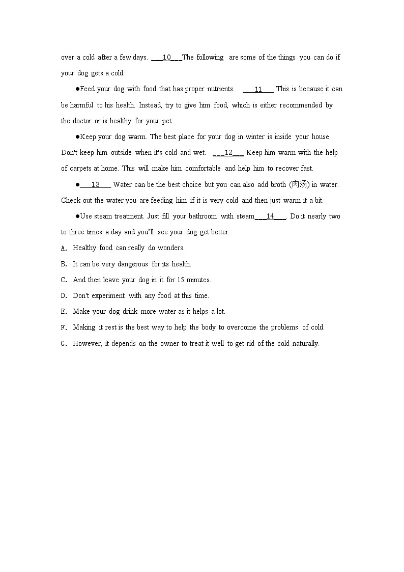 Unit5 SectionC（课后word版）-高中英语人教版选择性必修第一册课前课中课后同步试题精编03