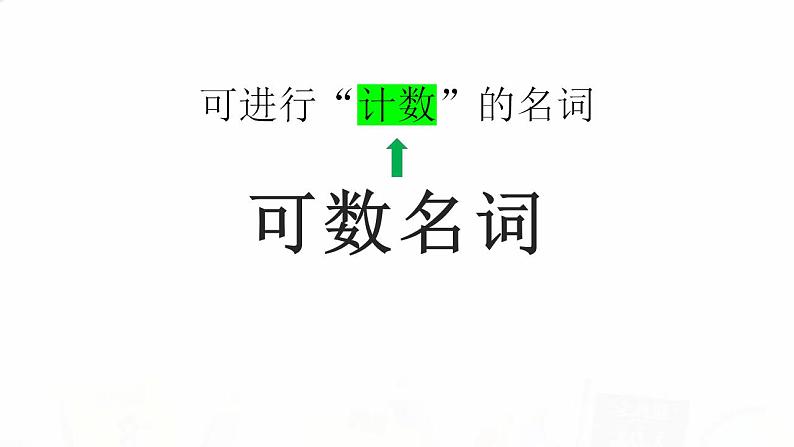 2023届高考英语二轮复习可数名词与不可数名词课件03