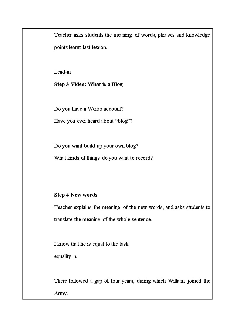 Unit5Languages around the world  (第4课时) 教案第2页