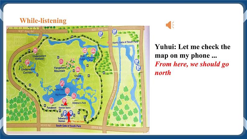 人教版 2019 高中选择性必修1英语 Unit3 Fascinating parks Period 4 Visit a city park 课件第8页