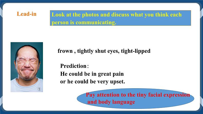 人教版 2019 高中选择性必修1英语 Unit4 Body language Period 4 Explore body language 课件+教案+音视频02