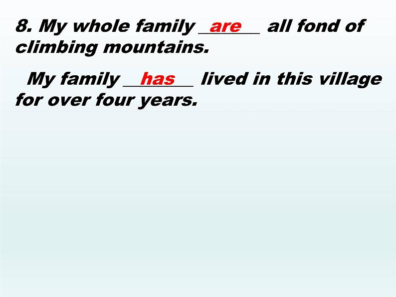 2023届高考英语二轮复习主谓一致课件2第8页