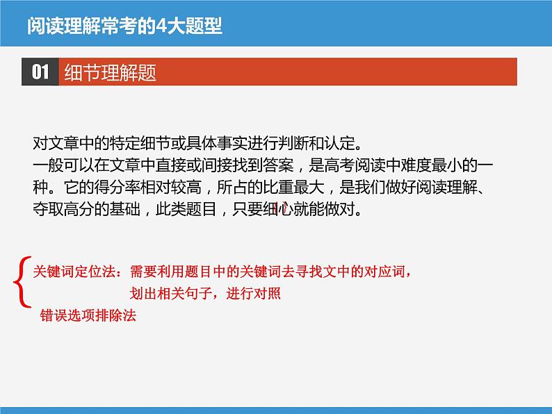 2023届高考英语二轮复习阅读理解课件第7页