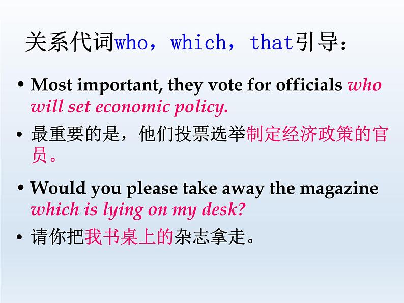 2023届高考英语二轮复习定语从句的翻译课件第5页