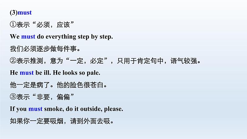 2023届高考英语二轮复习情态动词和虚拟语气课件第6页