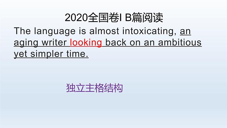 2023届高考英语二轮复习独立主格结构课件02