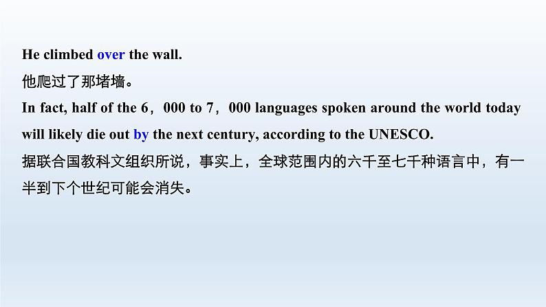 2023届高考英语二轮复习介词课件第7页