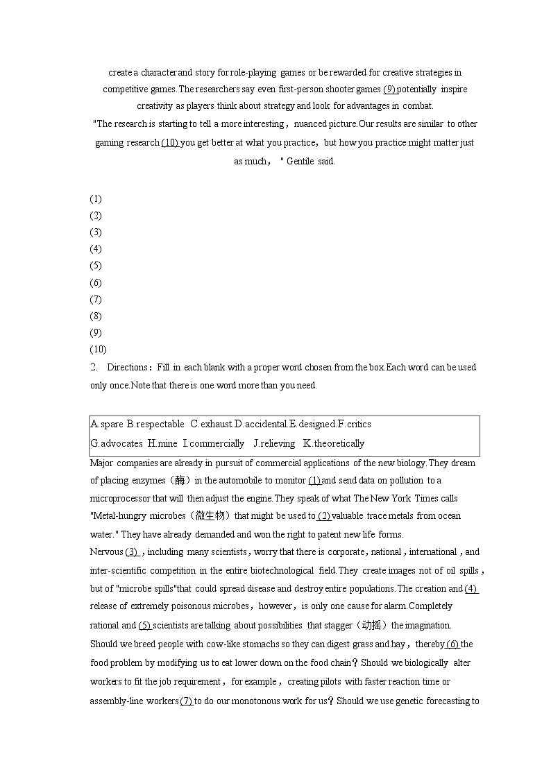 2022-2023学年上海市行知中学高三（上）期末英语试卷(含答案解析)02