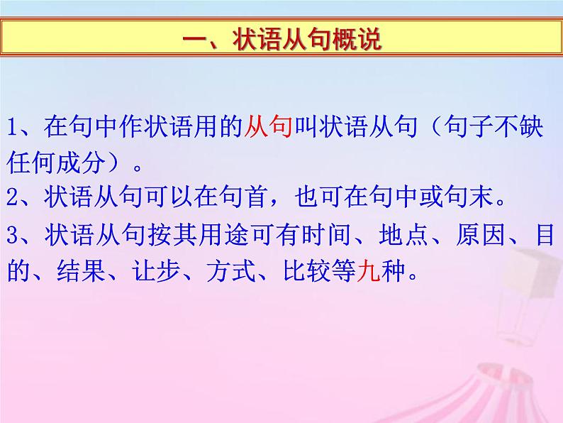 2023届高考英语二轮复习状语从句课件2第2页