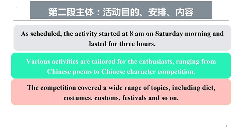 应用文写作新闻报道课件-2023届高三英语二轮复习第8页