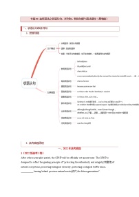 【高考二轮题型复习】2023年高考英语题型精讲精练学案（新高考）——专题06 高频语法之状语从句、并列句、特殊句型与语法填空（原卷版+解析版）