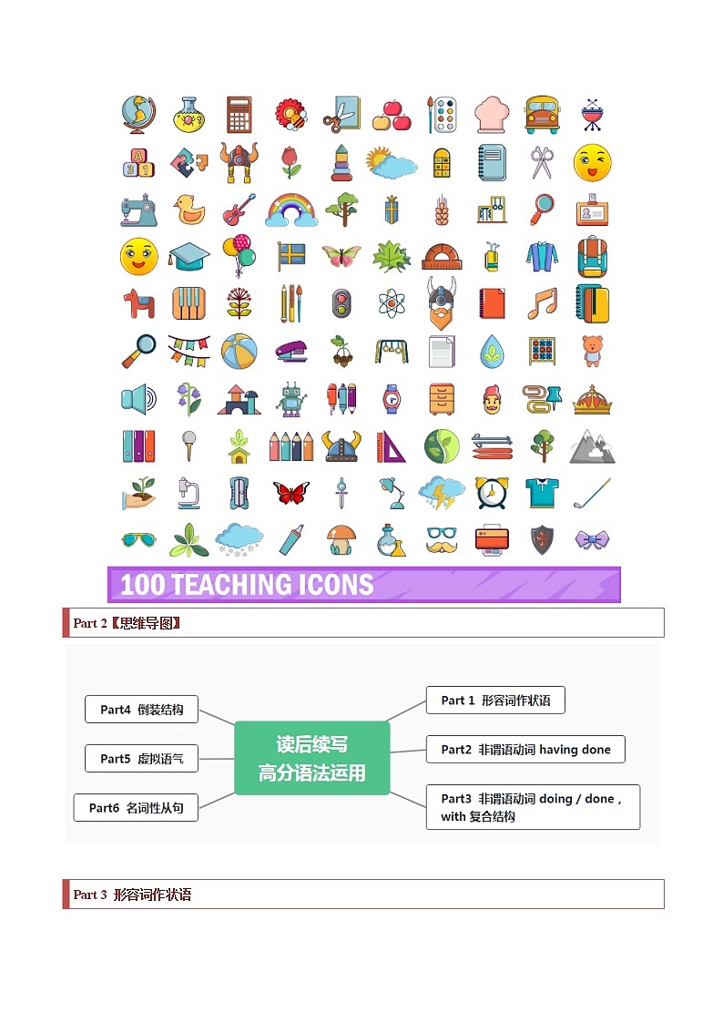 【高考二轮题型复习】2023年高考英语题型精讲精练学案（新高考）——专题41 读后续写12 高频语法的运用（原卷版+解析版）02