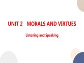 UNIT 2 Listening and Speaking（课件PPT+同步练习）