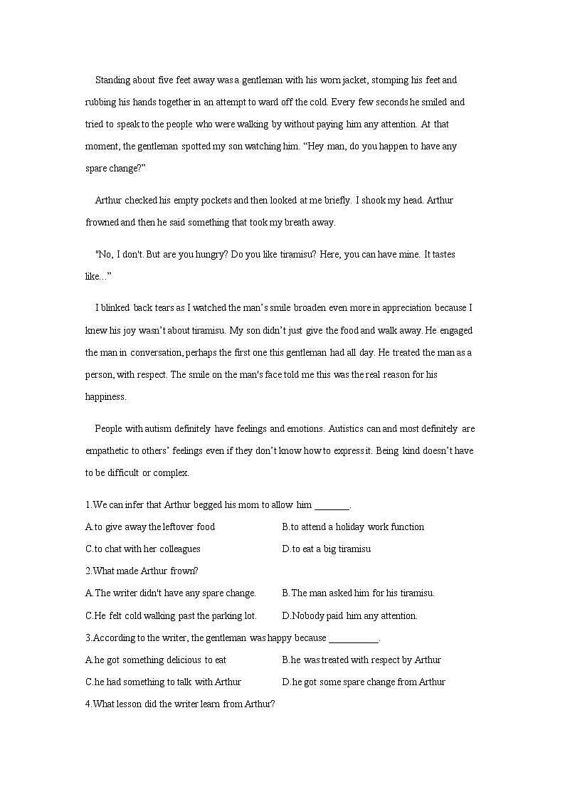 高中英语高考2020年高考英语终极冲刺卷 全国卷03