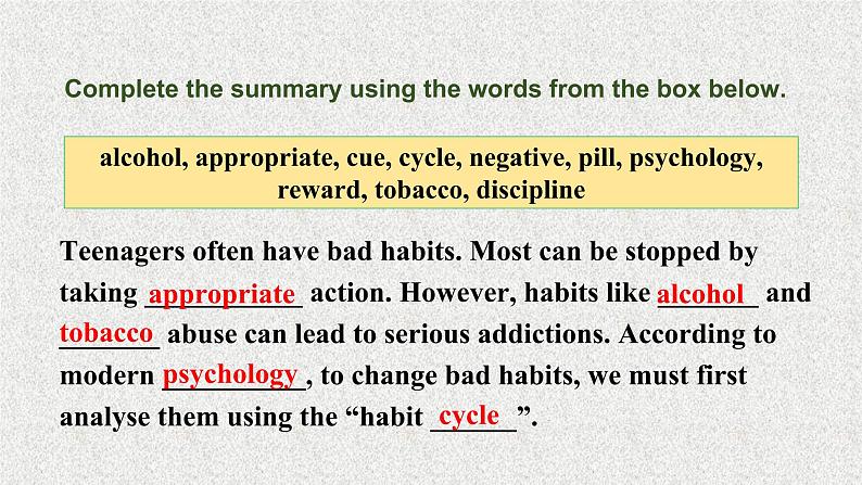 Unit2 Learning about language（Vocabulary）&Assessing your progress-课件2022-2023学年高二英语下学期人教版（2019）选择性必修三03