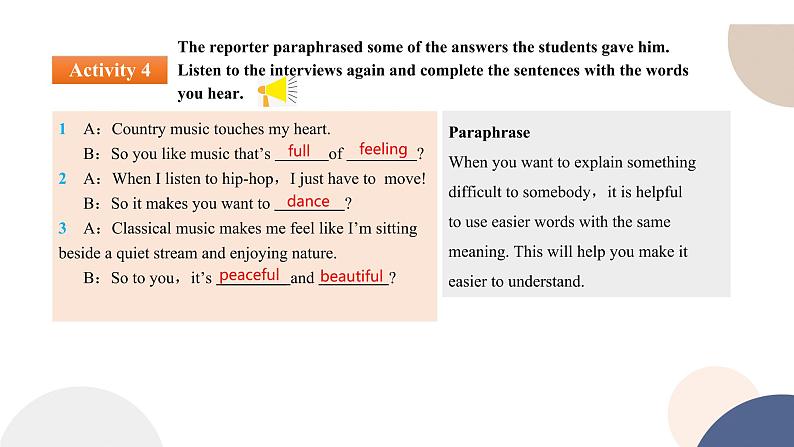 UNIT 5 Listening and Speaking（课件PPT）08