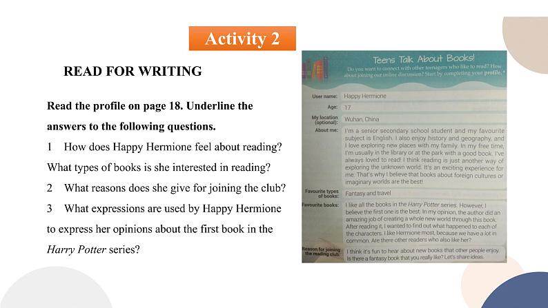 5.配套新教材 高中英语-必修第二册-北师大版-UNIT 4 WRITING WORKSHOP~READING CLUB 2第4页