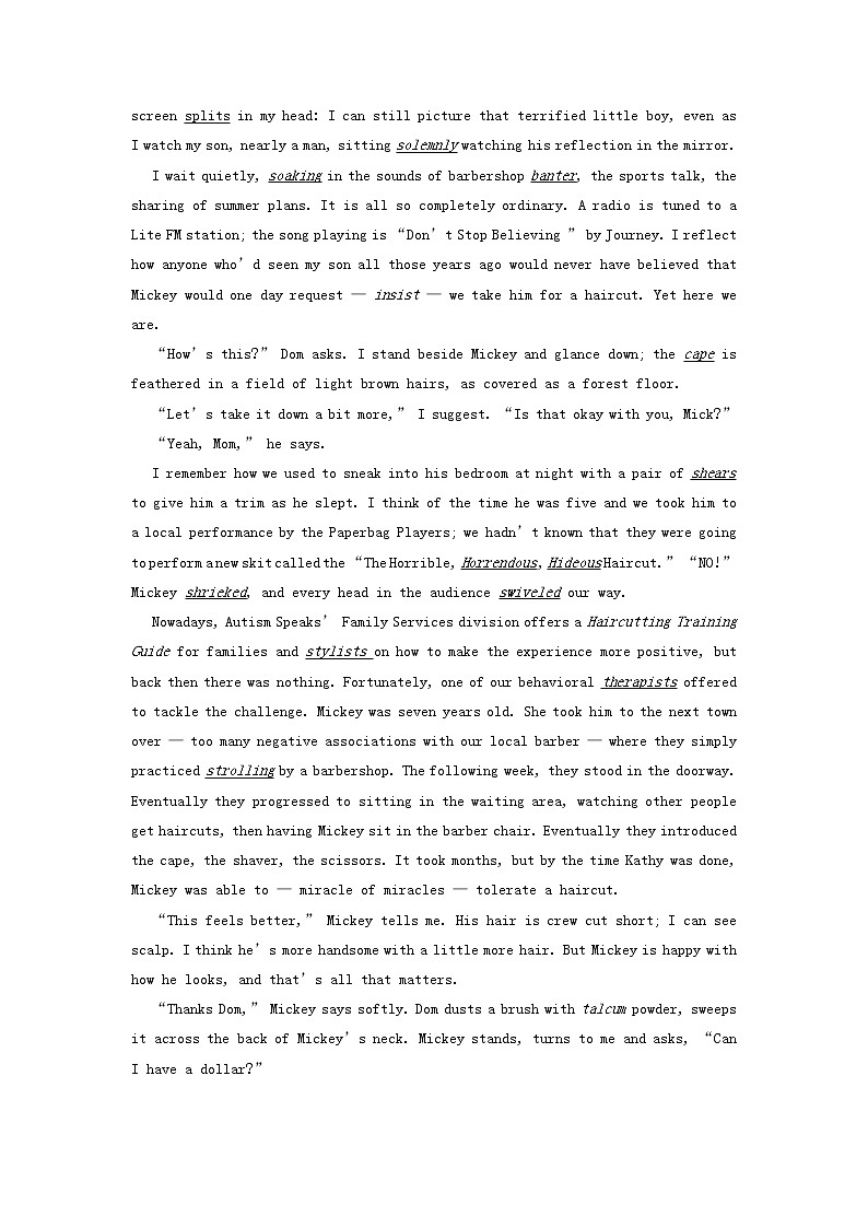 2023届高三英语二轮复习学案名著阅读之心灵鸡汤精选Don’tStopBelieving第2页