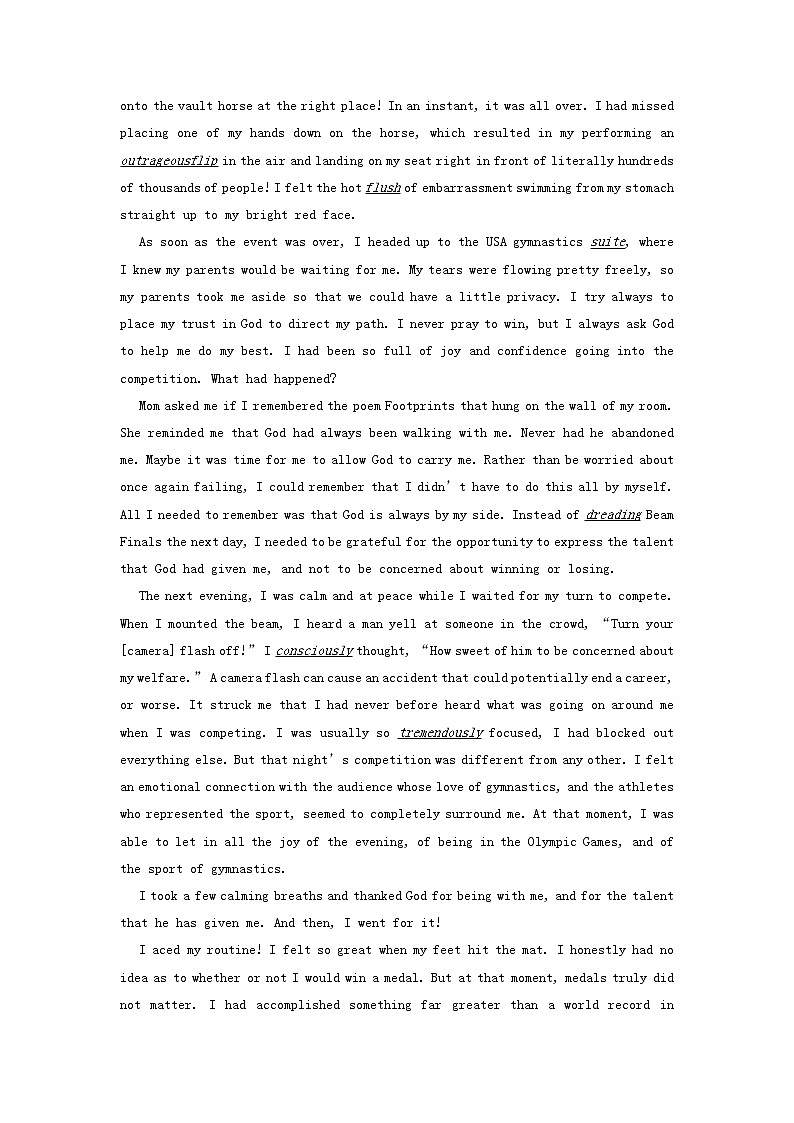 2023届高三英语二轮复习学案名著阅读之心灵鸡汤精选WithEveryFootstep第2页