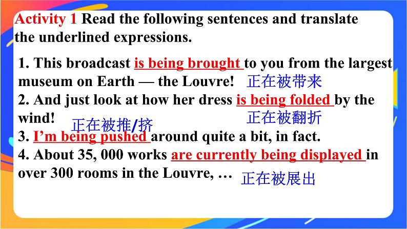 Unit 4  Amazing art Grammar 课件03