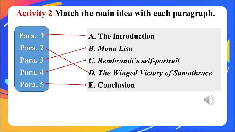 Unit 4  Amazing art Understanding ideas 课件05