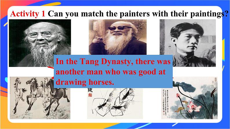 Unit 4  Amazing art Period 5 Developing ideas 课件 -外研版高中英语必修第三册第2页