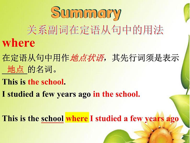 Unit 5 Using language Attributive clauses (2) 课件-2022-2023学年高中英语外研版（2019）必修第一册07