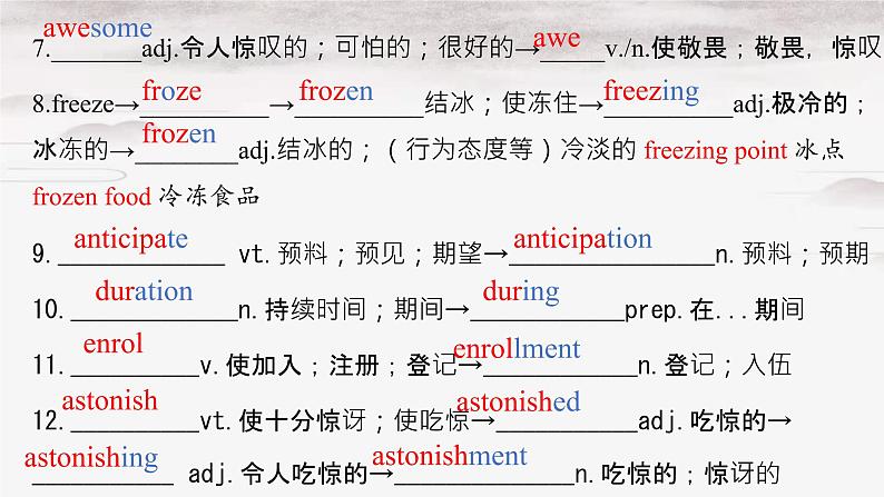 Unit 4 Words and expressions 词汇课件 2022-2023学年高中英语人教版（2019）选择性必修第二册03