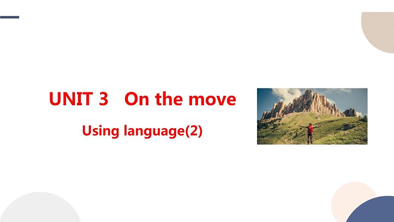 UNIT 3  Using language (2)（课件PPT）01